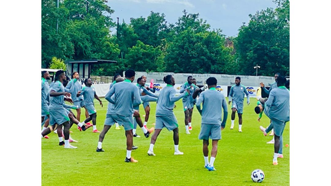 Featured image: Super Eagles Intensify Training for Friday’s Crucial World Cup Qualifier Against Lesotho