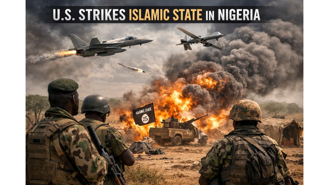AMẸRIKA ṢE ÀTAKỌ́ LẸ́RỌ́ LỌ́RỌ́N ISLAMIC STATE NÍ NÁÌJÍRÍÀ — TRUMP