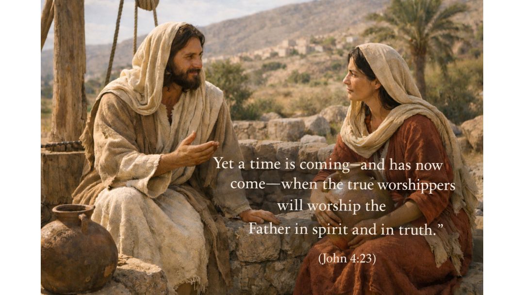 “Ṣùgbọ́n àkókò ń bọ̀, tí ó sì ti dé, nígbà tí àwọn oníjosin tòótọ́ yóò fi ẹ̀mí àti òtítọ́ jọ́sìn Baba.” (Johannu 4:23)