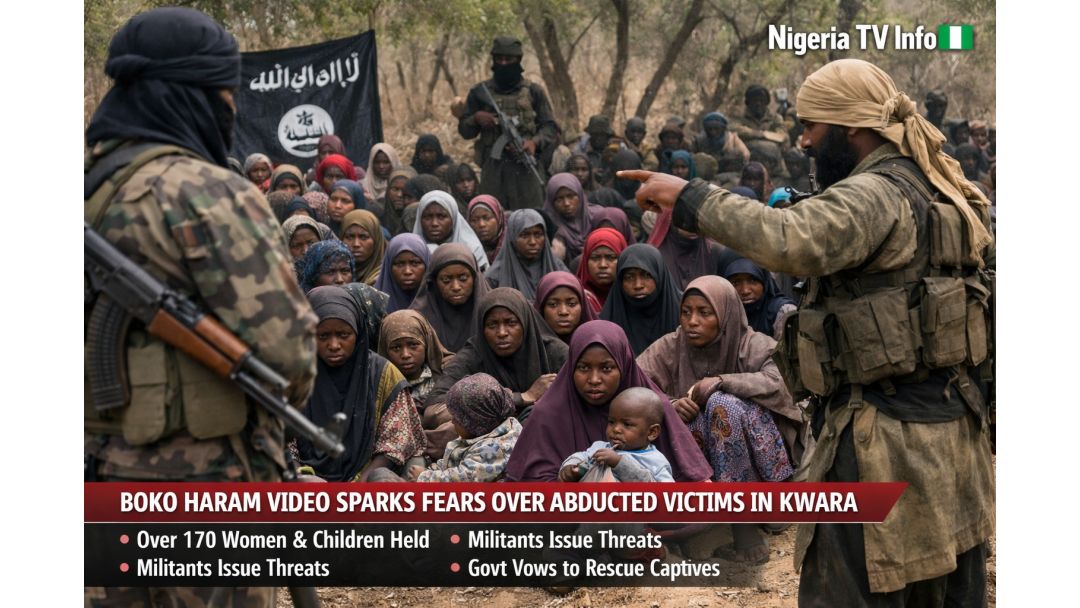 Vidiyo Boko Haram na-emegharị emegharị butere nchegbu gbasara ndị a kidnapịrị na Woro, Kwara