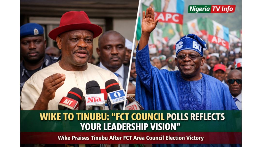 Nyesom Wike sí Bola Ahmed Tinubu: Abajade Idibo Igbimọ Agbegbe FCT Fihan Iran Aṣáájú Rẹ
