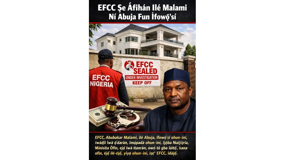 EFCC Ṣe Àfihàn Ilé Malami Ní Abuja Fun Ìfọwọ́sí