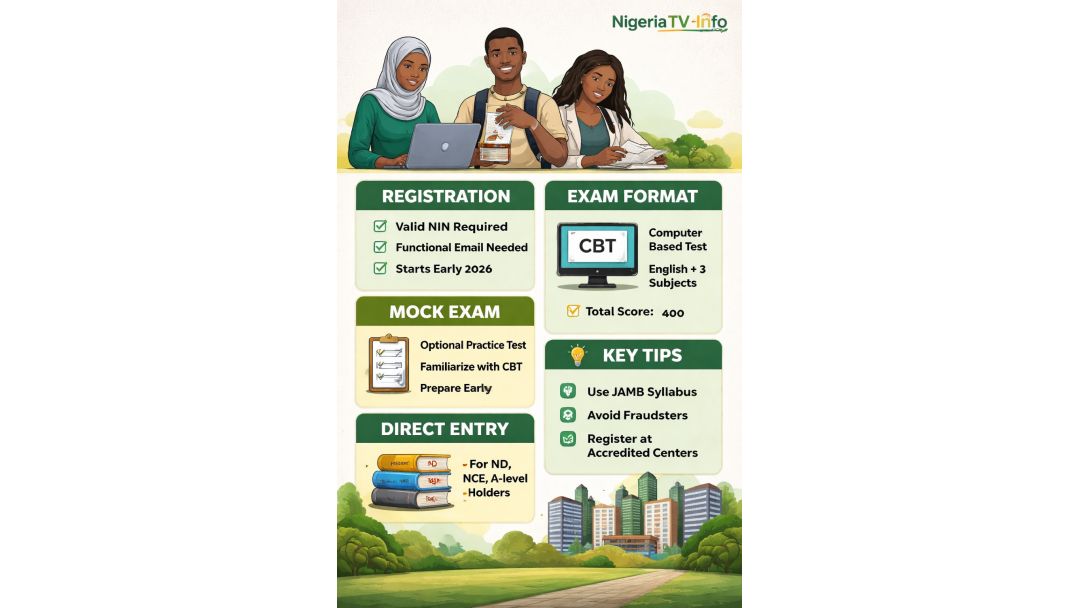Featured image: UTME 2026: Gbogbo ohun tí àwọn akẹ́kọ̀ọ́ gbọ́dọ̀ mọ̀ nípa ìdánwò JAMB