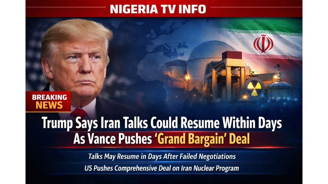 Trump Ya Nuna Yiwuwar Sake Fara Tattaunawa da Iran Cikin ‘Yan Kwanaki Yayin Da Ake Neman “Babban Yarjejeniya”