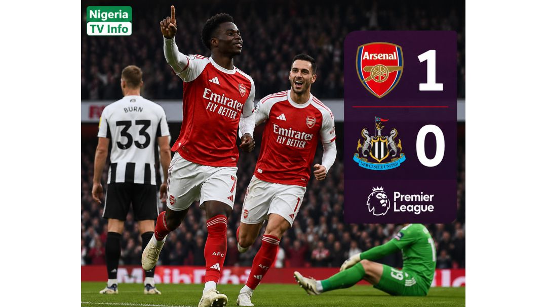 Featured image: Arsenal 1-0 Newcastle United: Arsenal Gba Iṣẹgun Pẹpẹ Ni Emirates