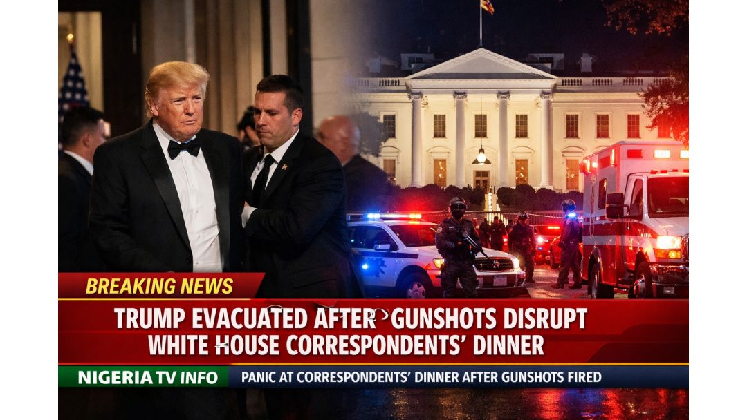 Featured image: An Fitar da Donald Trump Bayan Harbe-harbe Sun Tarwatsa Taron ‘White House Correspondents’ Dinner’
