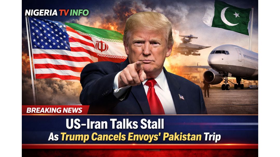 Featured image: Tattaunawar Amurka da Iran Ta Tsaya Cak Bayan Trump Ya Soke Ziyarar Wakilai Zuwa Pakistan An wallafa: 26 ga Afrilu, 2026 Daga: Nigeria TV Info