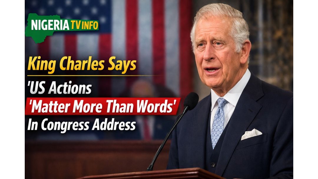 Featured image: Ọba Charles Pe Fun Iṣakoso Lori Agbara Awọn Adarí Nígbà Ìbẹ̀wò Rẹ̀ Sí Trump