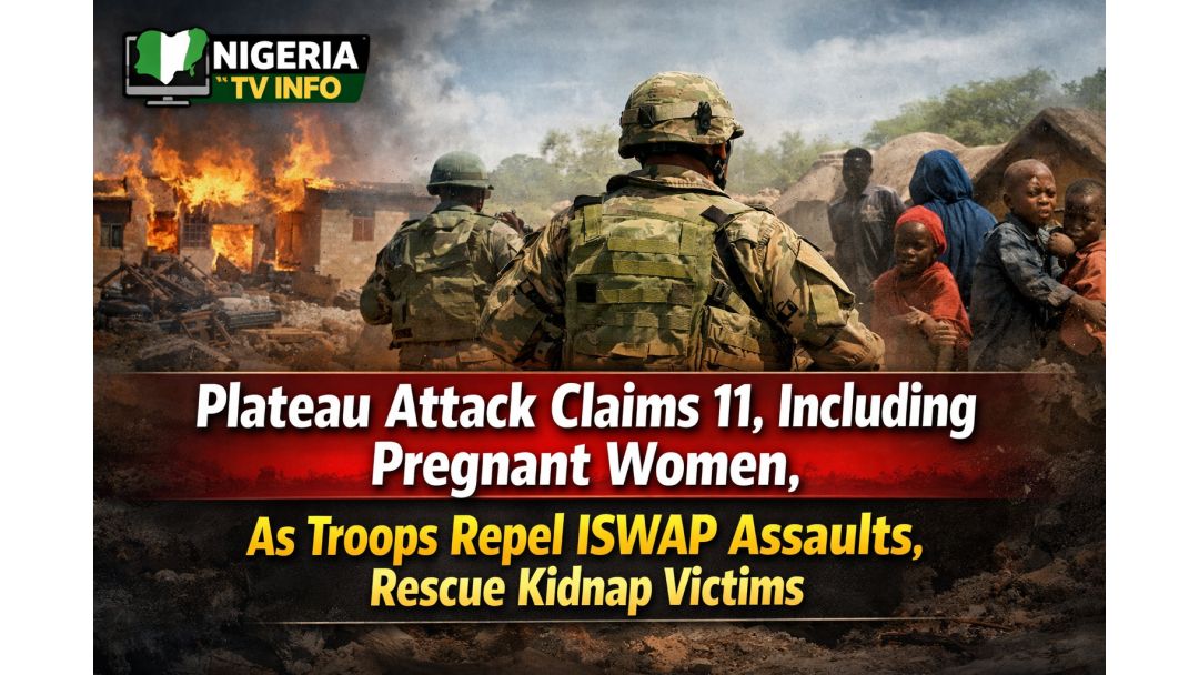Featured image: Harin Plateau Ya Hallaka Mutane 11, Sojoji Sun Dakile Harin ISWAP A Borno, Ayyukan Ceto Na Ci Gaba