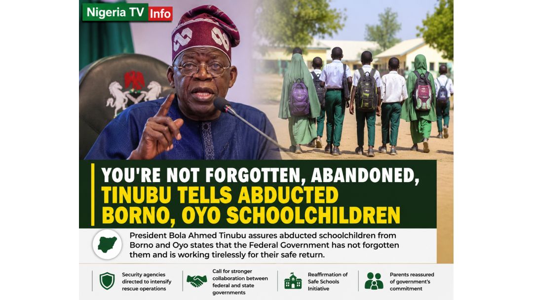 Ba Ku Shiga Mantawa Ko Watsi Ba, Tinubu Ya Tabbatar wa Daliban Borno da Oyo da Aka Sace