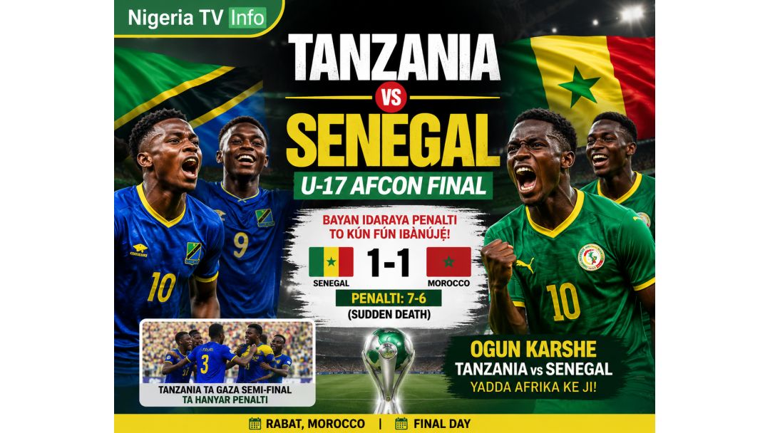 Featured image: Tanzania yóò dojú kọ Senegal nínú ìkẹyìn U-17 AFCON lẹ́yìn ìdárayá pẹ́nálítì tó kún fún ìbànújẹ àti ìyanu