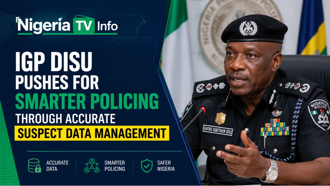 Featured image: IGP Disu Pushes for Smarter Policing Through Accurate Suspect Data Management