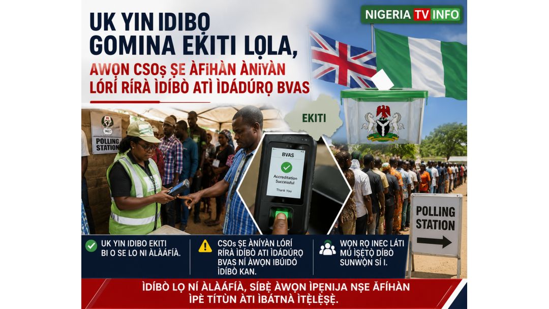 Featured image: UK Commends Ekiti Governorship Election as CSOs Raise Concerns Over Vote-Trading and BVAS Delays