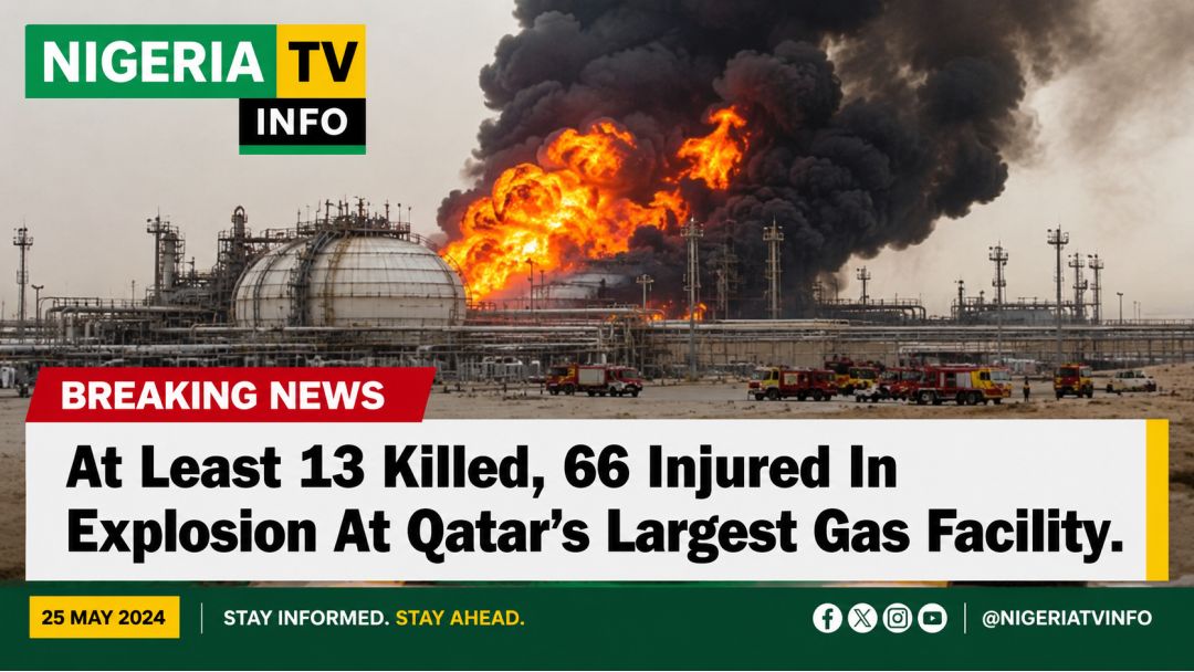 Featured image: At Least 13 Killed, 66 Injured In Explosion At Qatar’s Largest Gas Facility