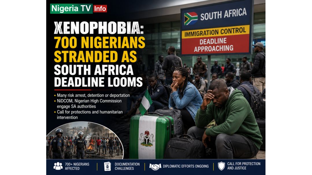 Featured image: Xenophobia: 700 Nigerians Stranded as South Africa Deadline Looms
