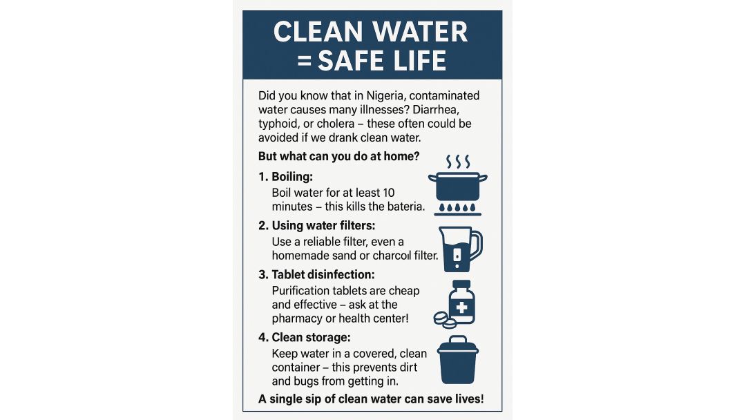Featured image: Clean Water = Safe Life – How to Purify Drinking Water at Home
