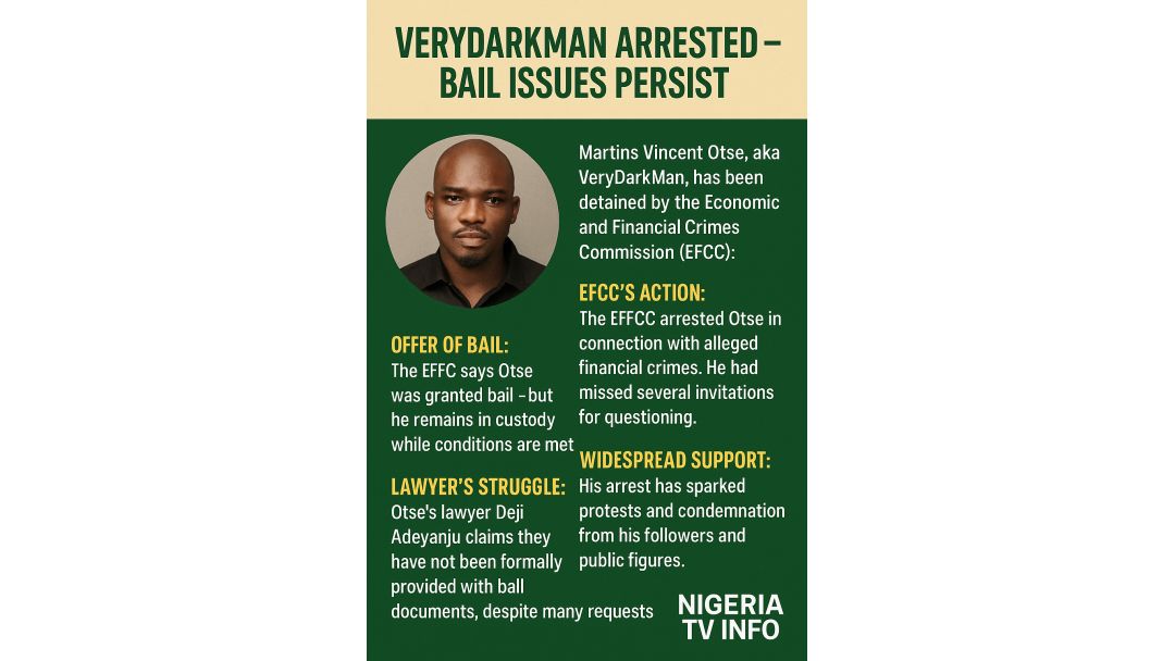 Featured image: VeryDarkMan Arrested – Bail Issues Persist
